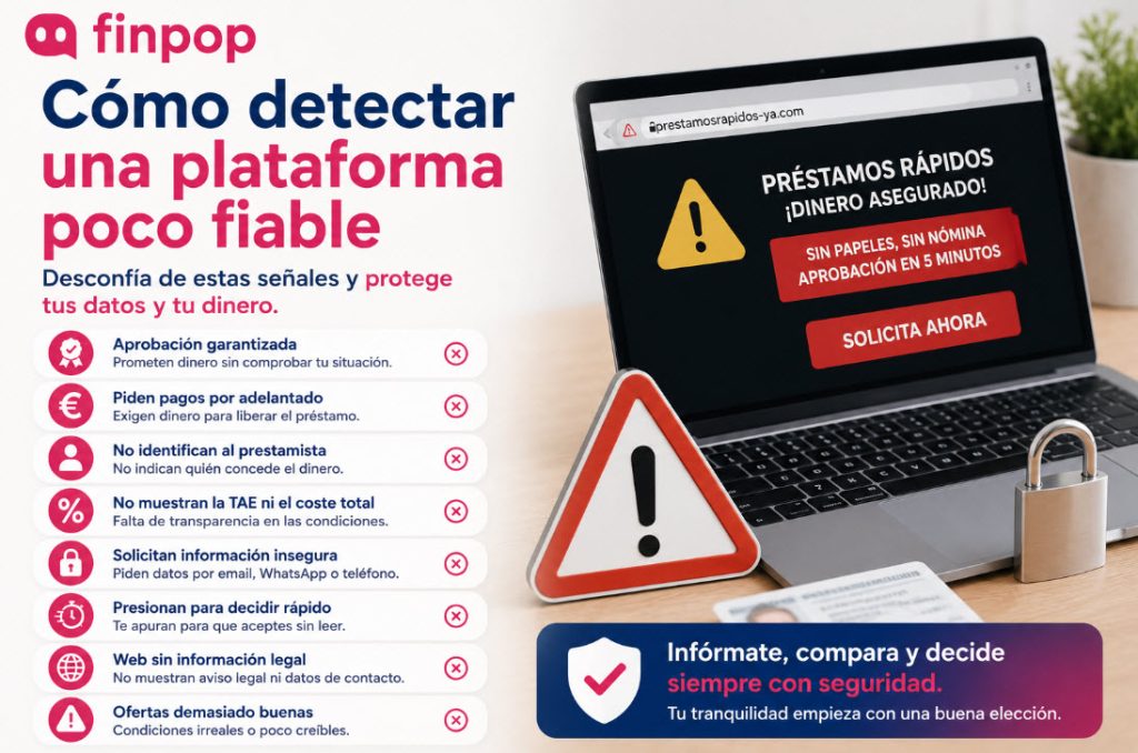 como detectar una plataforma poco fiable