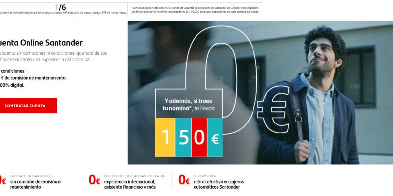 Santander Cuenta Online: Opiniones 2025, beneficios y comisiones