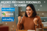 Mejores préstamos personales Diciembre 2025
